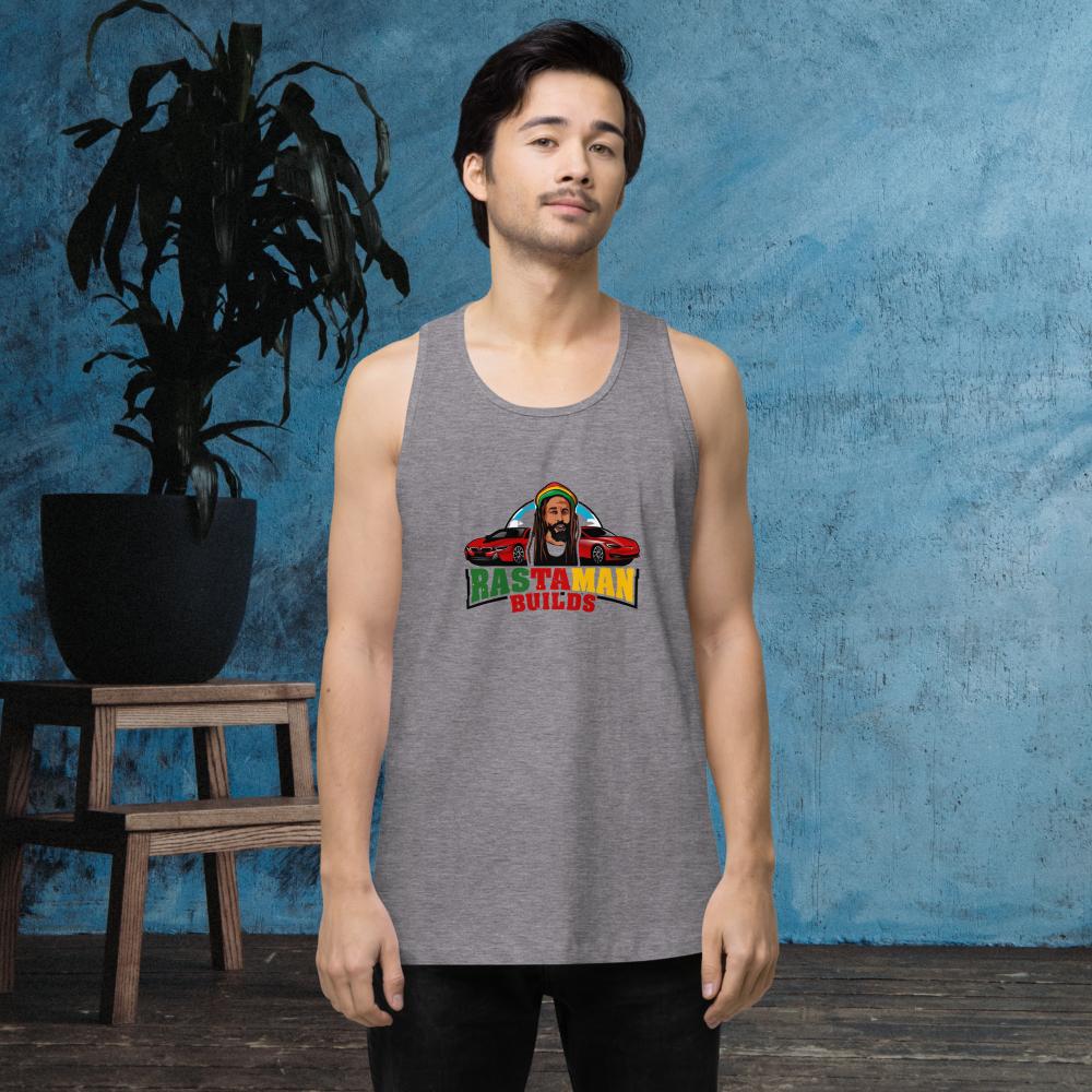 Rastamanbuilds Logo Men’s premium tank top