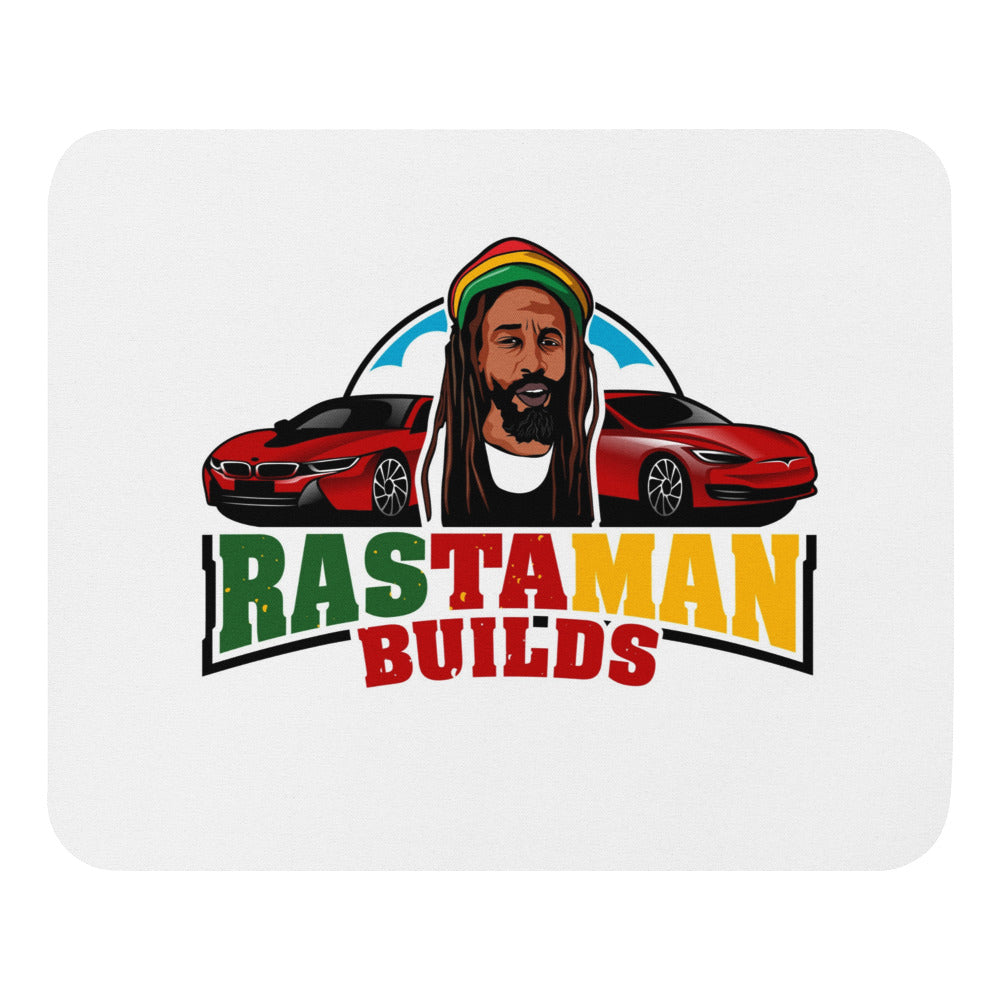 Rastamanbuilds Logo Mouse pad