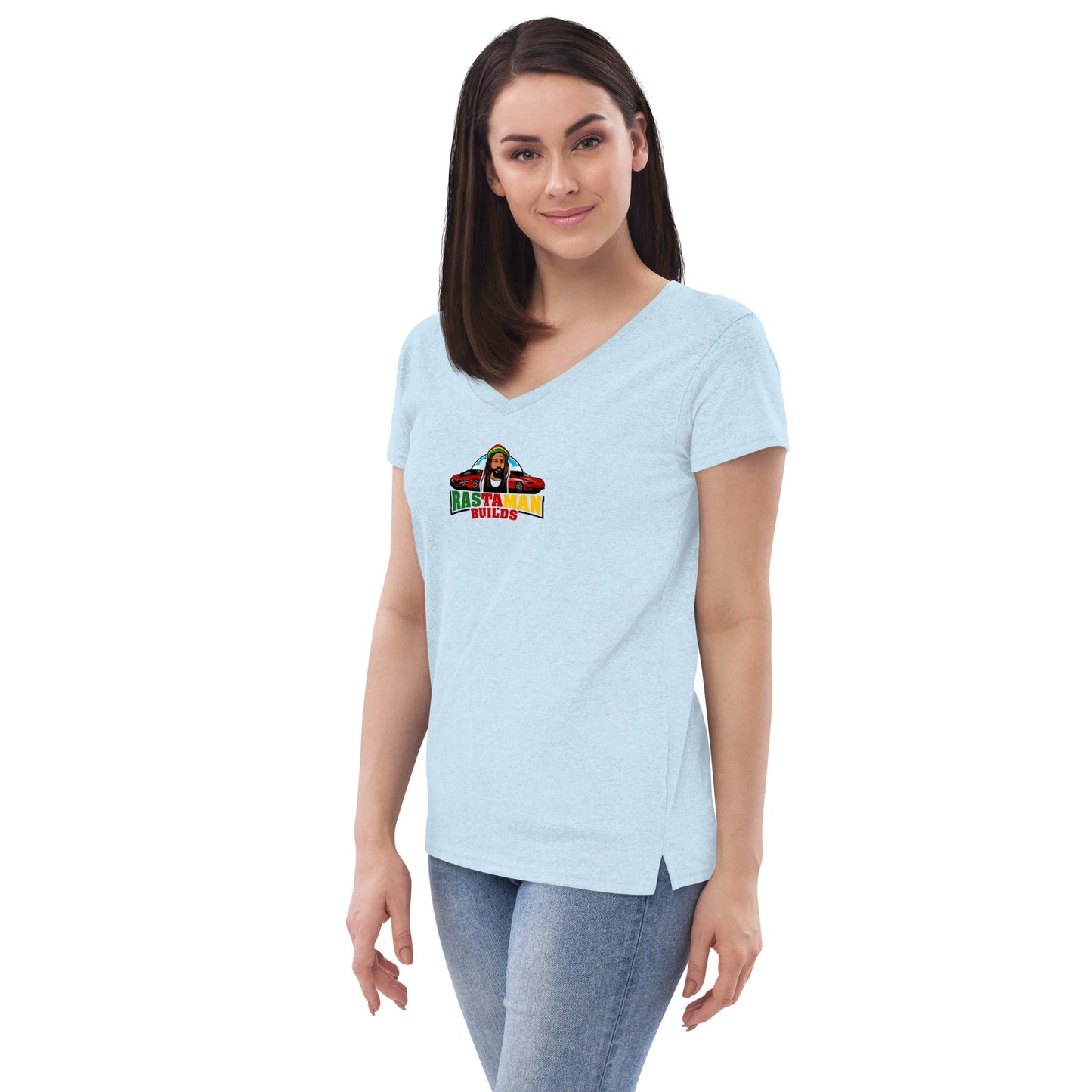 Rastman Women’s recycled v-neck t-shirt