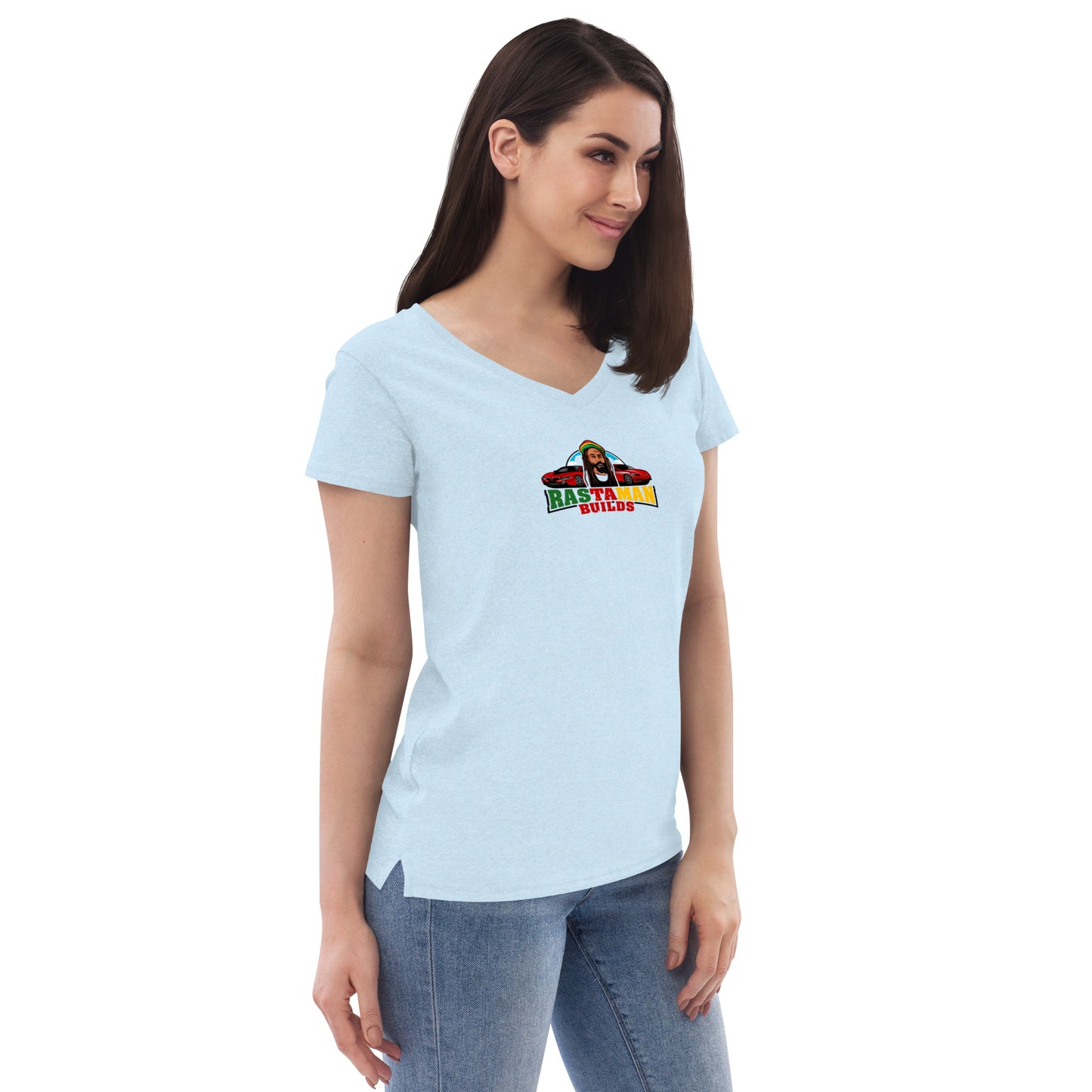 Rastman Women’s recycled v-neck t-shirt